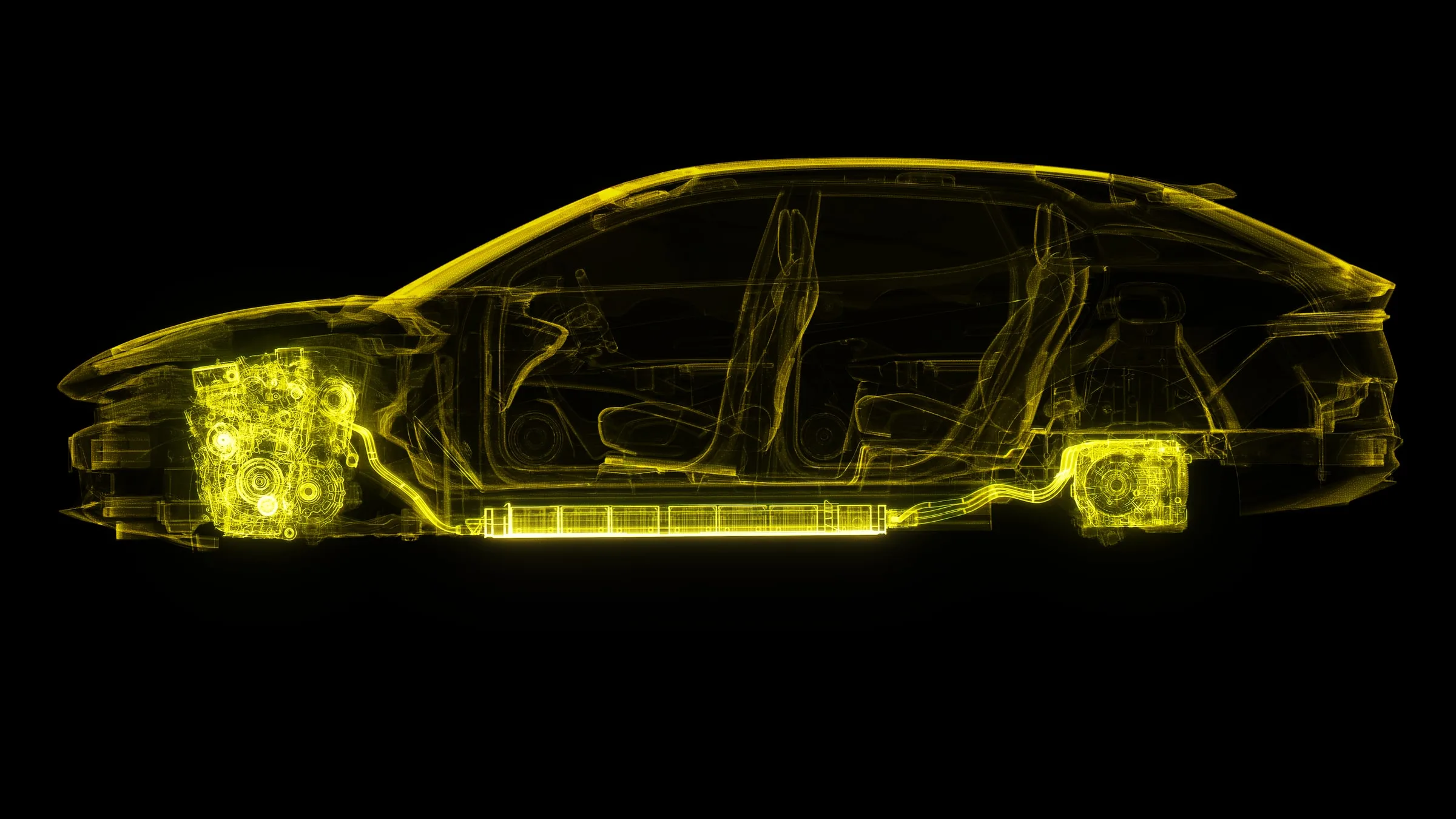 Lotus Eletre X — schemat układu hybrydowego EREV